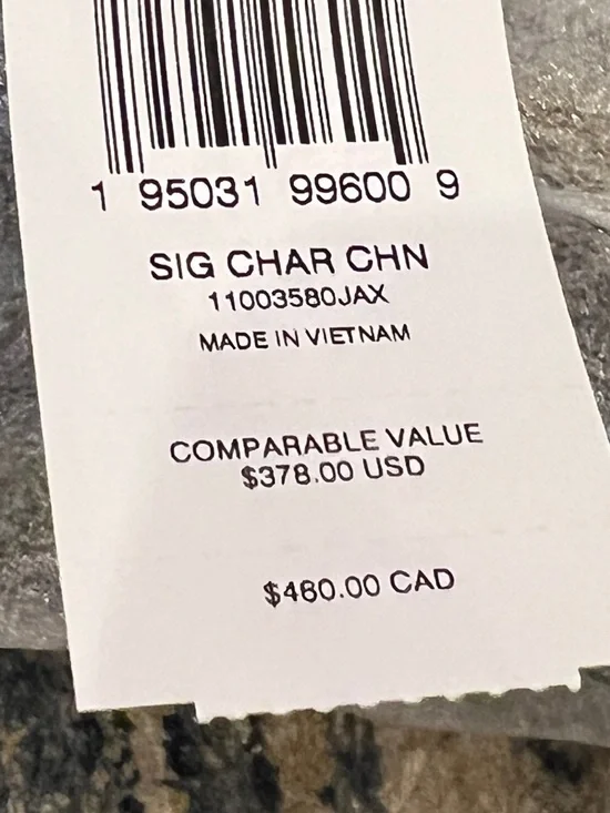 Coach Brown Signature Canvas Shoulder Bag with Gold Chain - Picture 12 of 14